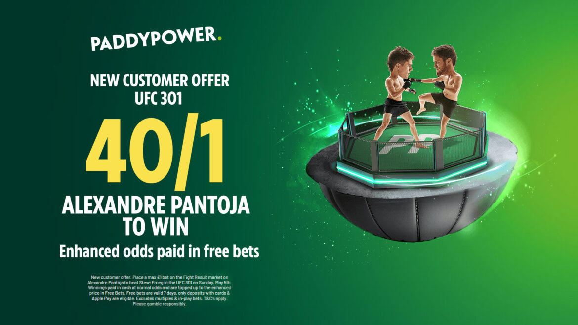 Alexandre Pantoja vs Stephen Erceg: Get 40/1 on Pantoja to win with Paddy Power
