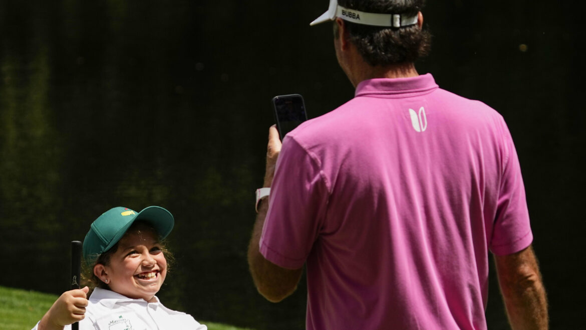 Bubba Watson’s Daughter Stole the Show by Making Three Huge Putts at Par-3 Contest