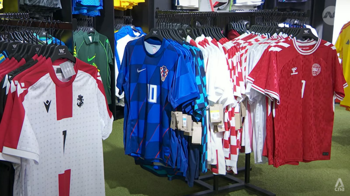Demand for Euro 2024 jerseys and merchandise heats up among Singapore fans