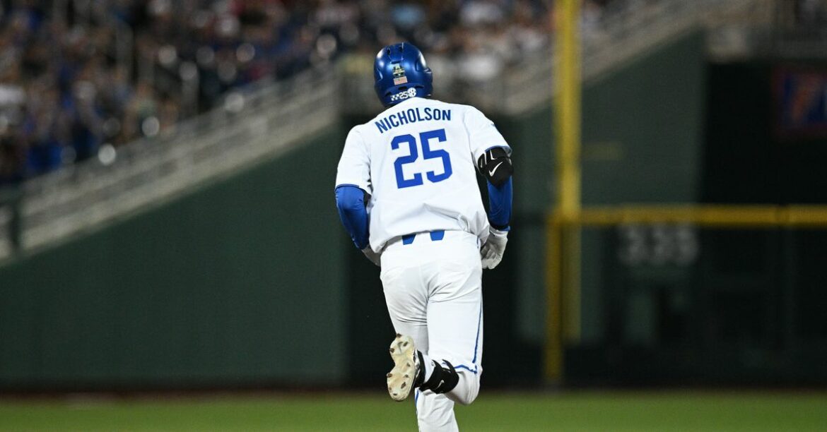 Men’s College World Series: Kentucky-Florida moved to Wednesday due to severe weather