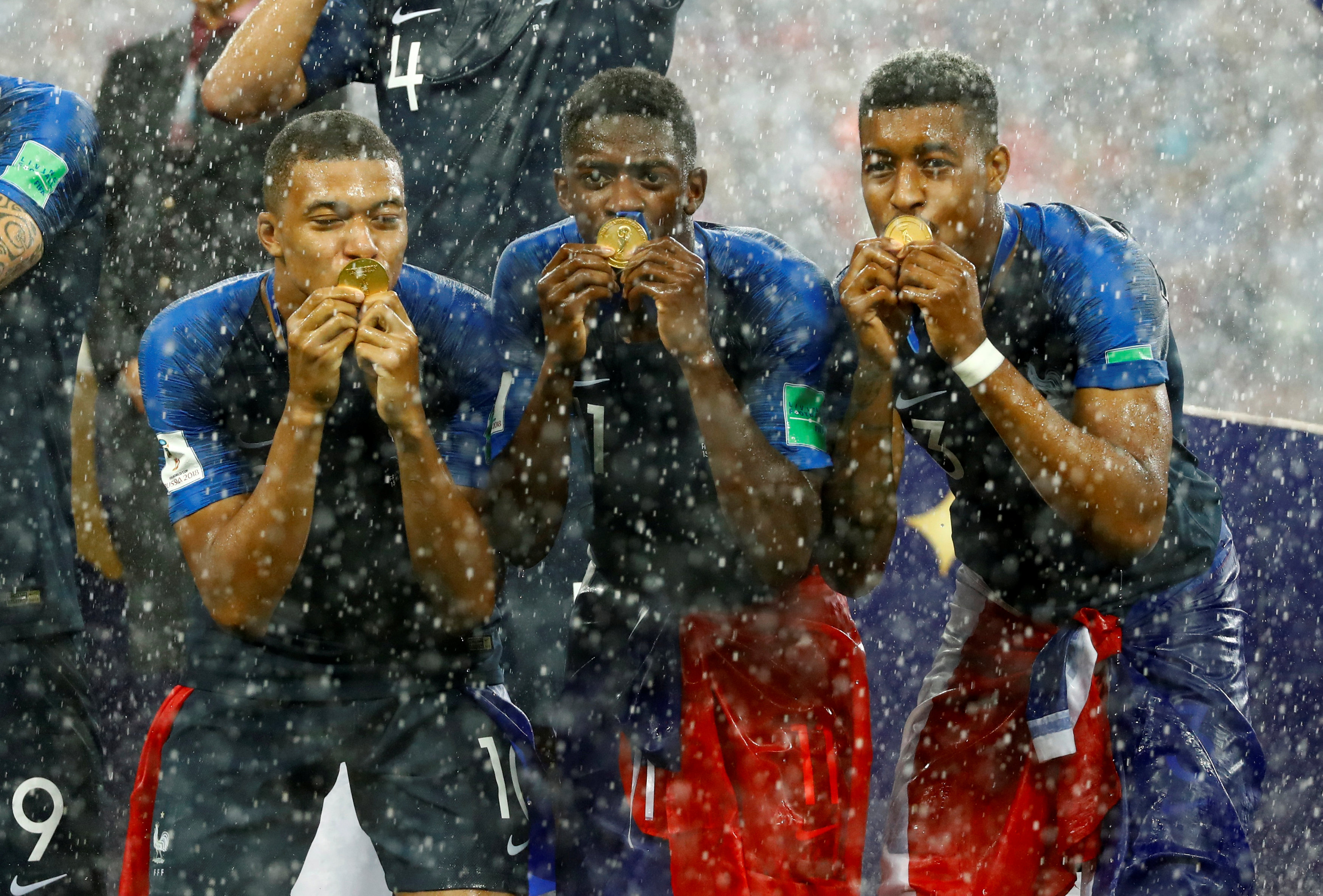 Kimpembe won the World Cup alongside Kylian Mbappe and Ousmane Dembele