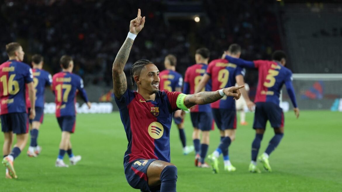 Raphinha Hattrick Powers Barcelona to 4-1 Thrashing of Bayern Munich