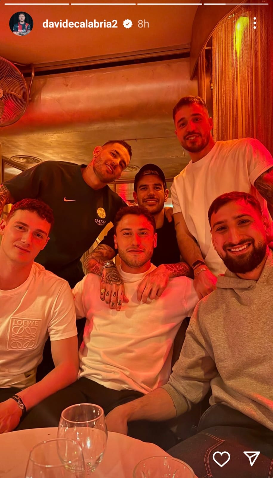 1742546361 415 Picture Milan Inter PSG and Bologna stars grab dinner ahead